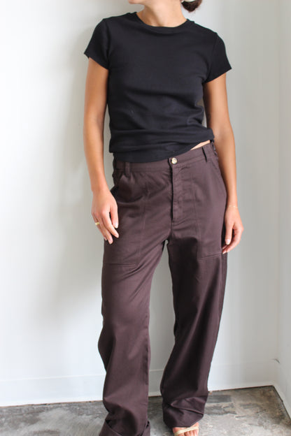 Ingrid Cotton Twill Carpenter Pant