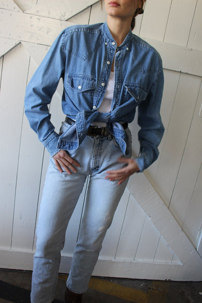 Favorite Vintage Denim Button Up