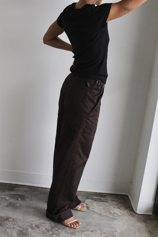 Ingrid Cotton Twill Carpenter Pant