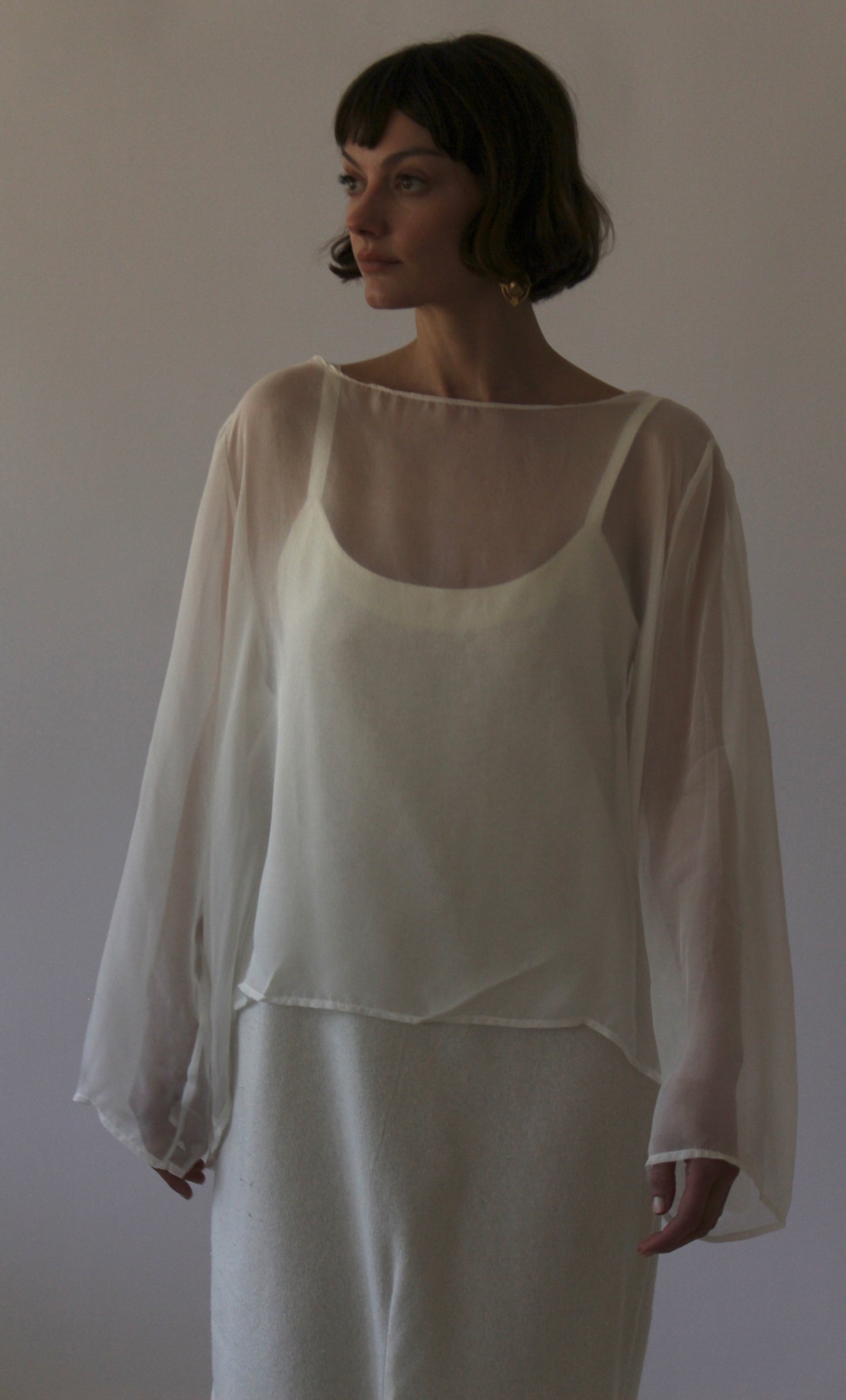 Esme Sheer Silk Blouse