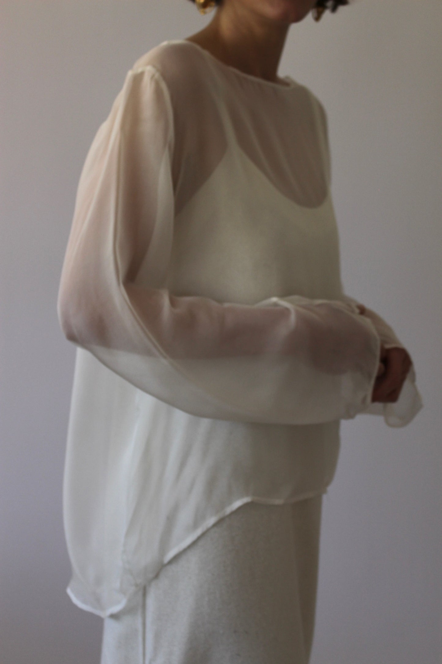 Esme Sheer Silk Blouse