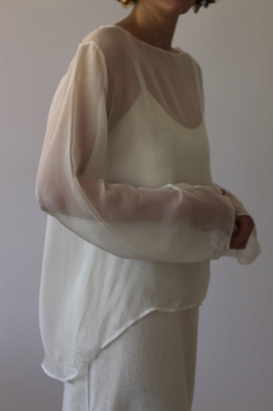 Esme Sheer Silk Blouse