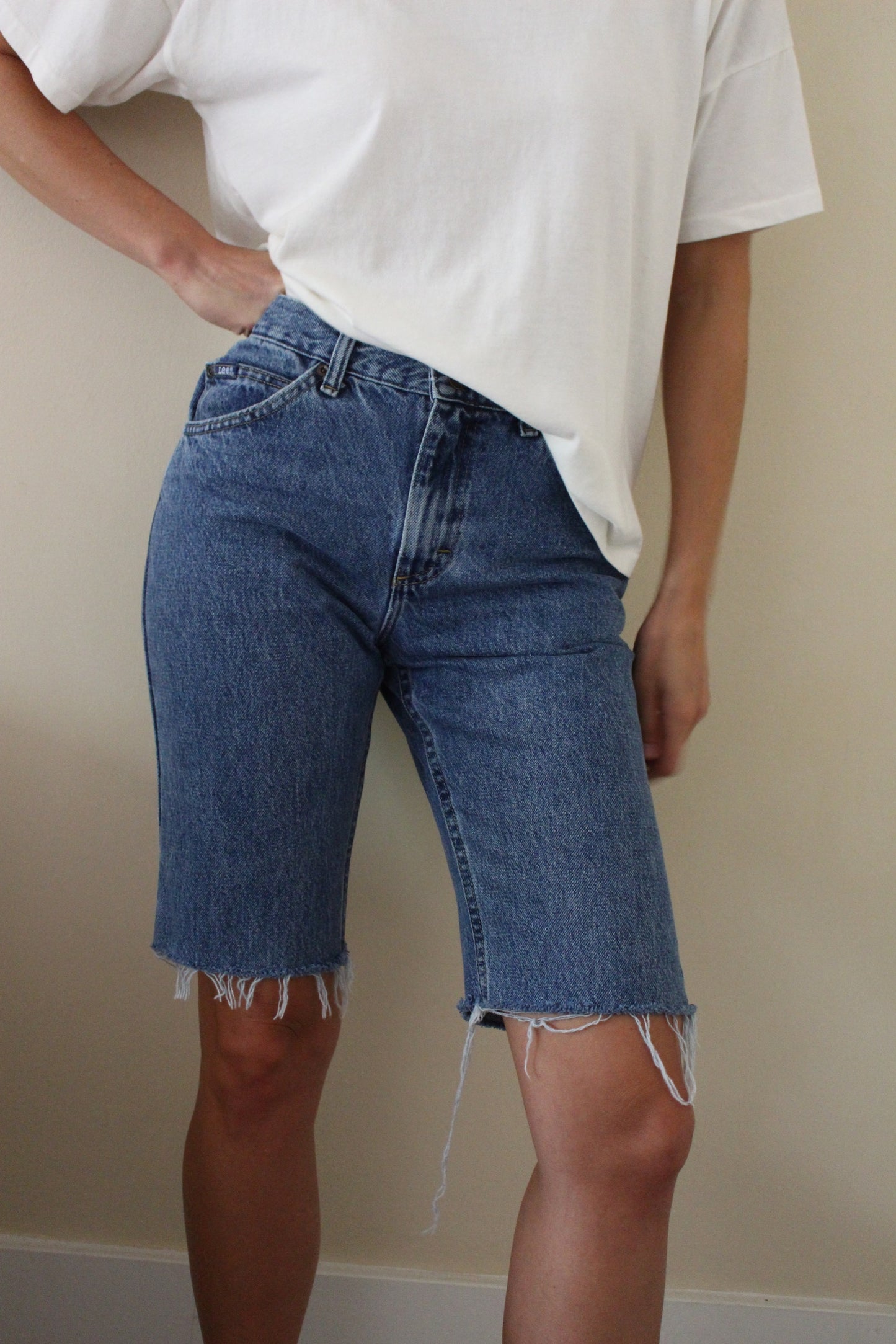Vintage Lee Cut Off Denim Shorts