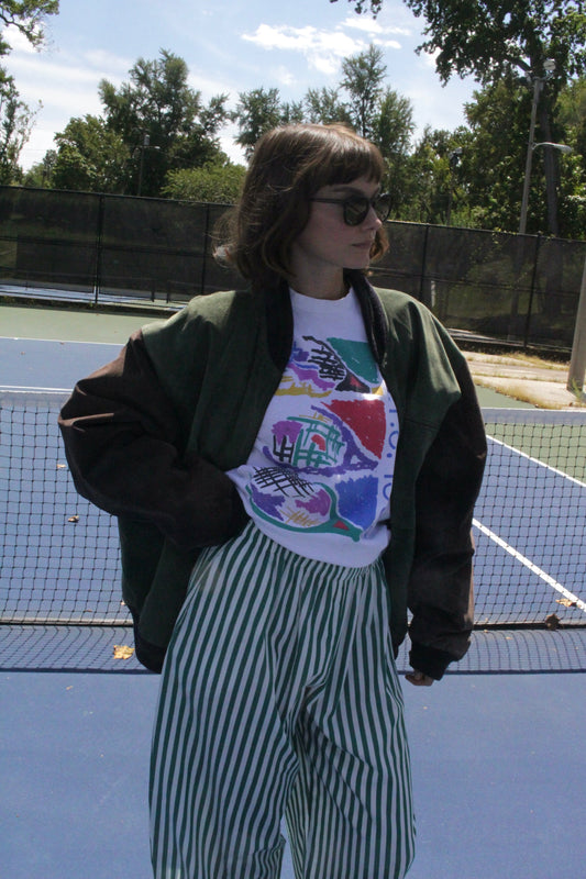 Vintage Tennis Racquet Graphic T-Shirt