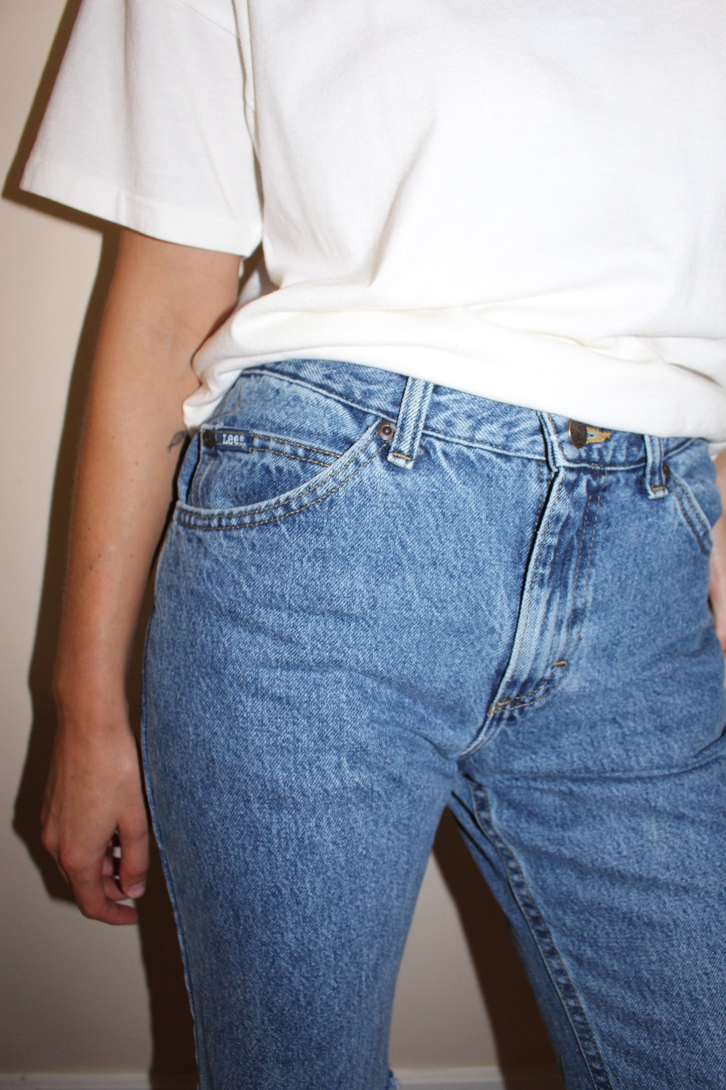 Vintage Lee Cut Off Denim Shorts