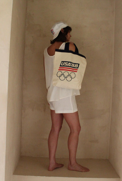 Incredible Vintage 1988 USA Olympics Tote