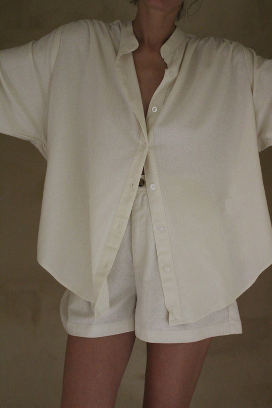 Gloria Raw Silk Top
