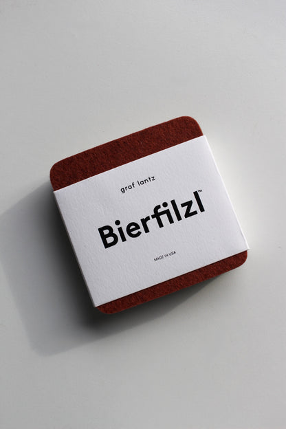 Wool Felt Square Coaster Set