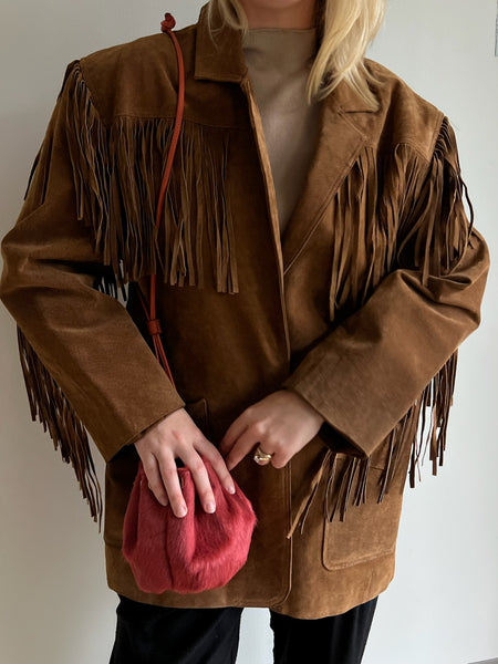 Stunning Vintage Suede Fringe Jacket – NA NIN