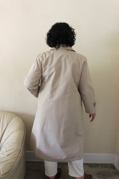 Vintage Classic Belted & Lined Trench Coat