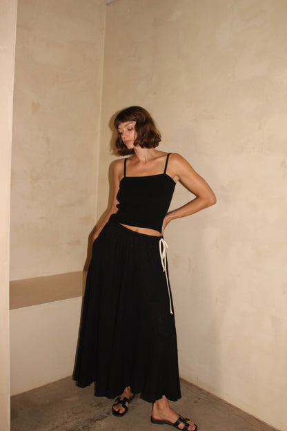 Laurel Cotton Gauze Skirt