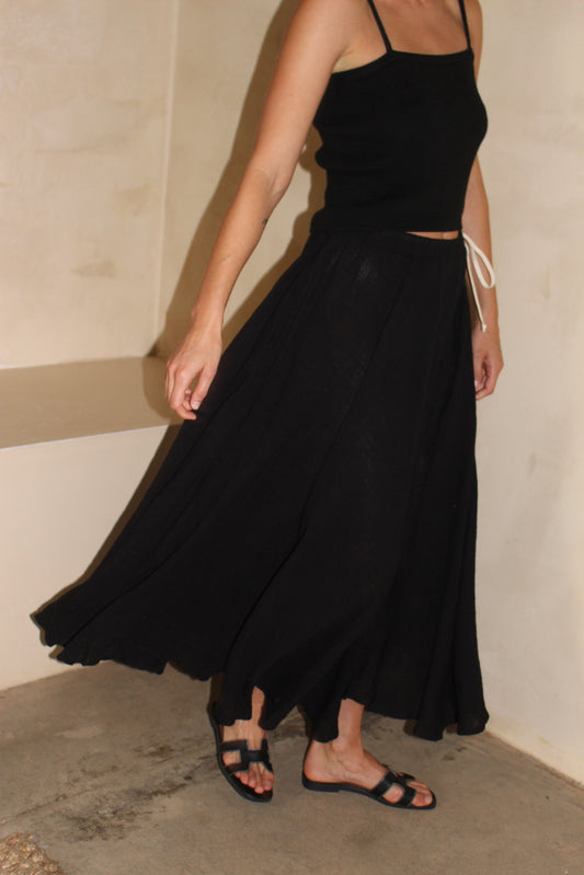 Laurel Cotton Gauze Skirt