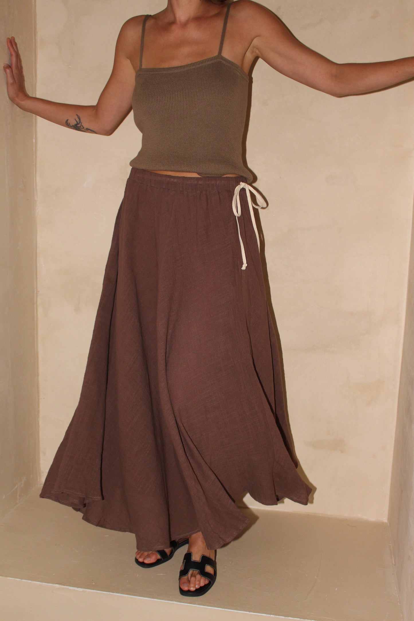 Laurel Cotton Gauze Skirt