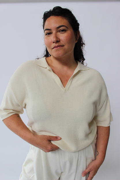 Ernie Cotton Seed Stitch Polo