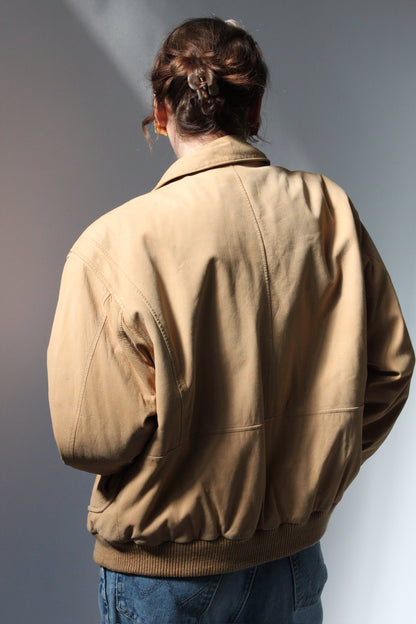 Vintage Dune Leather Bomber