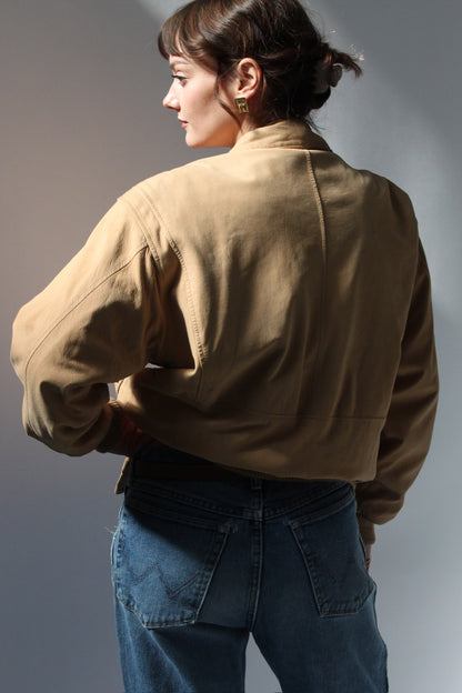 Vintage Dune Leather Bomber