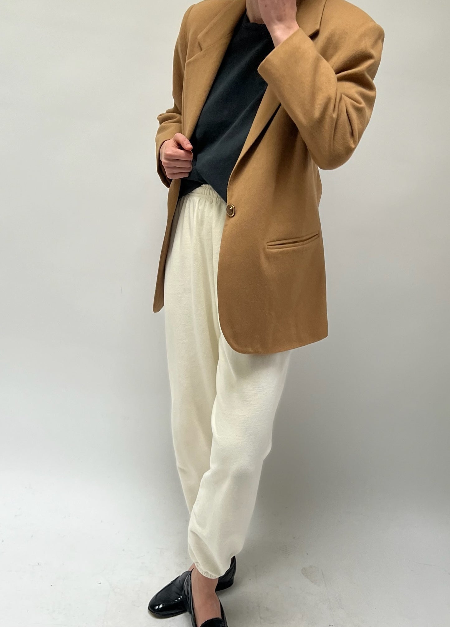 Vintage Camel Pure Wool Blazer