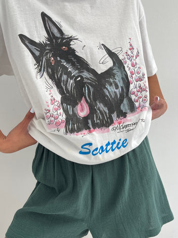 Vintage "Scottie" Dog Graphic T-Shirt