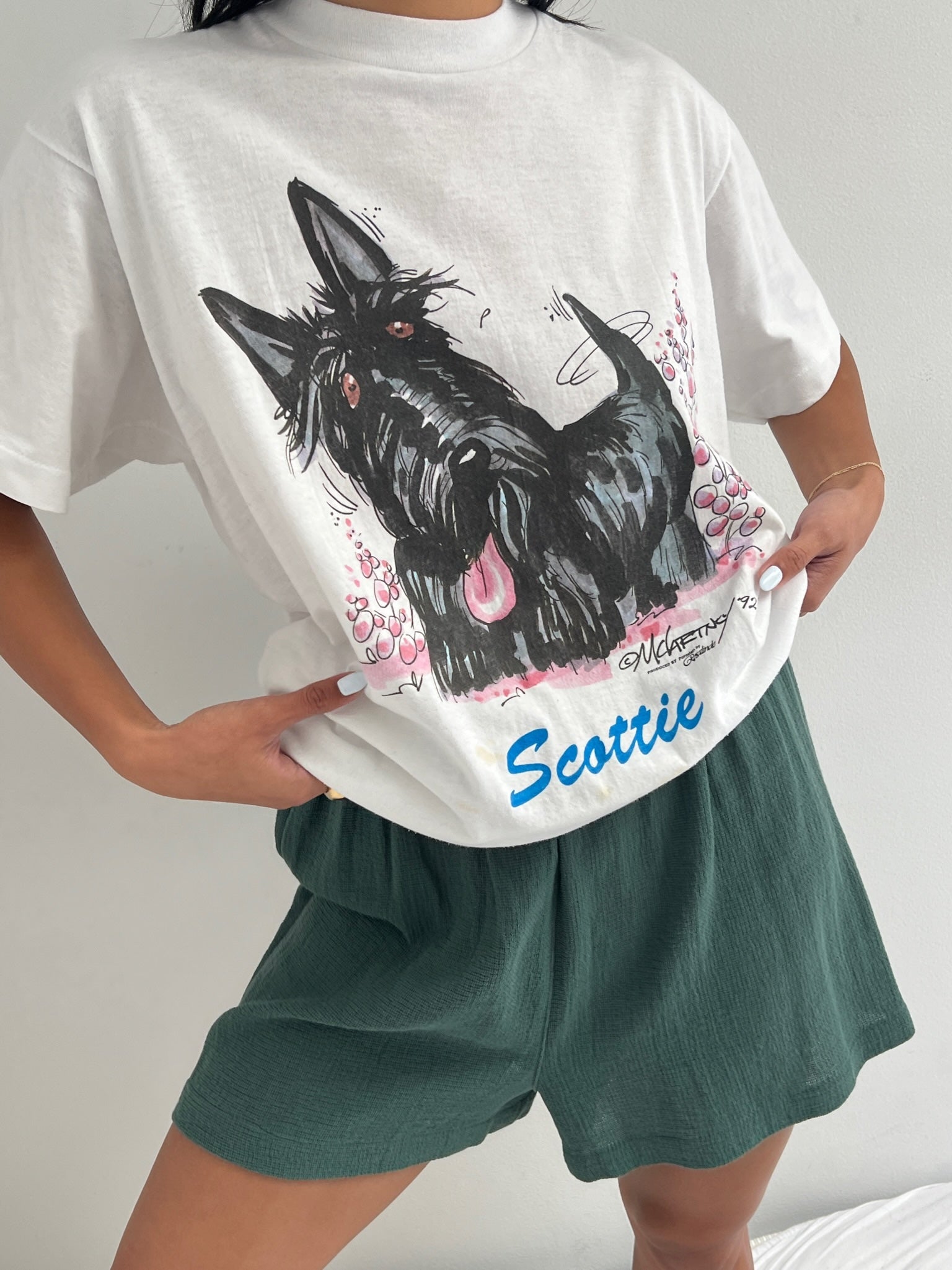 Vintage "Scottie" Dog Graphic T-Shirt