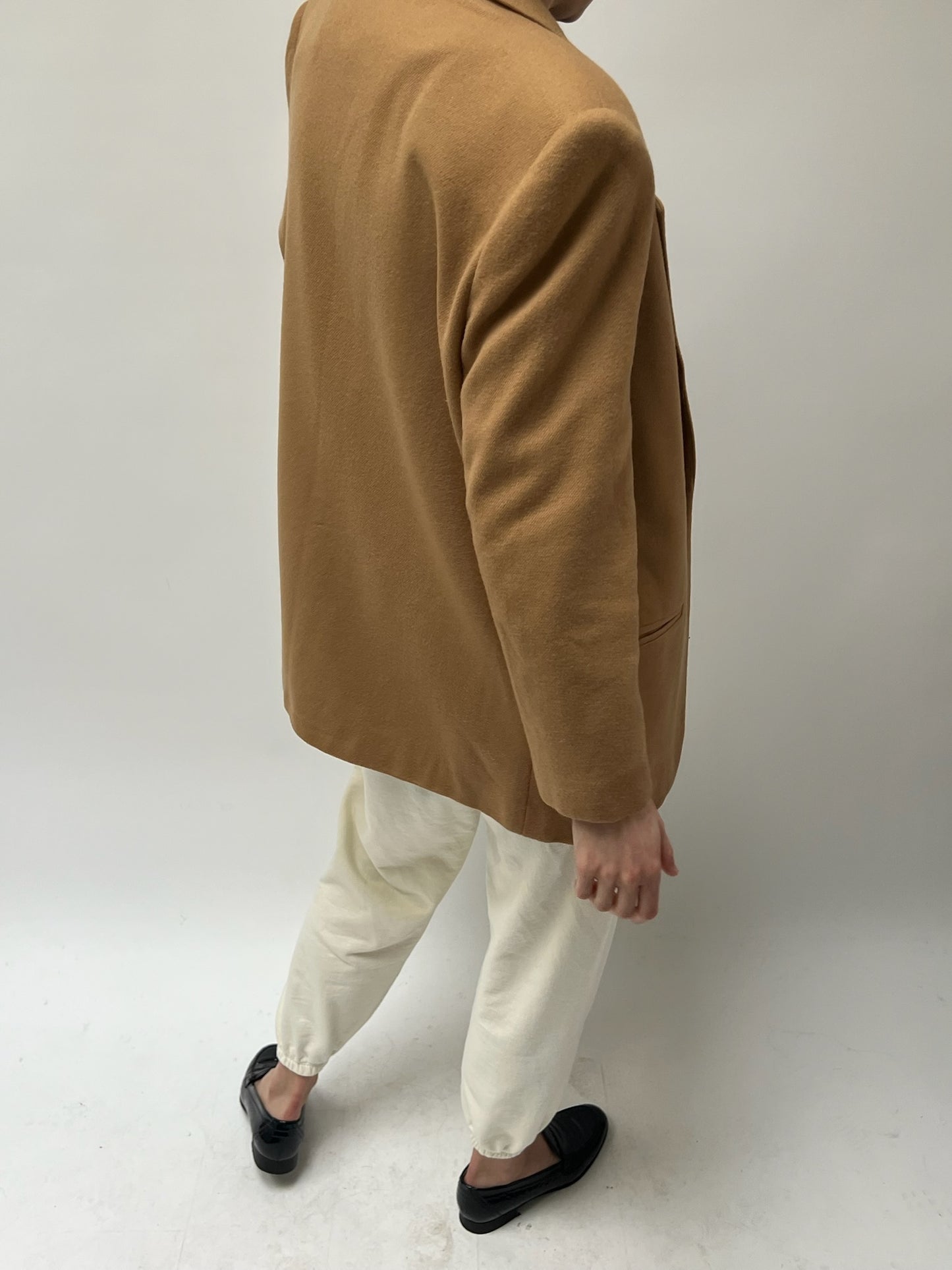 Vintage Camel Pure Wool Blazer