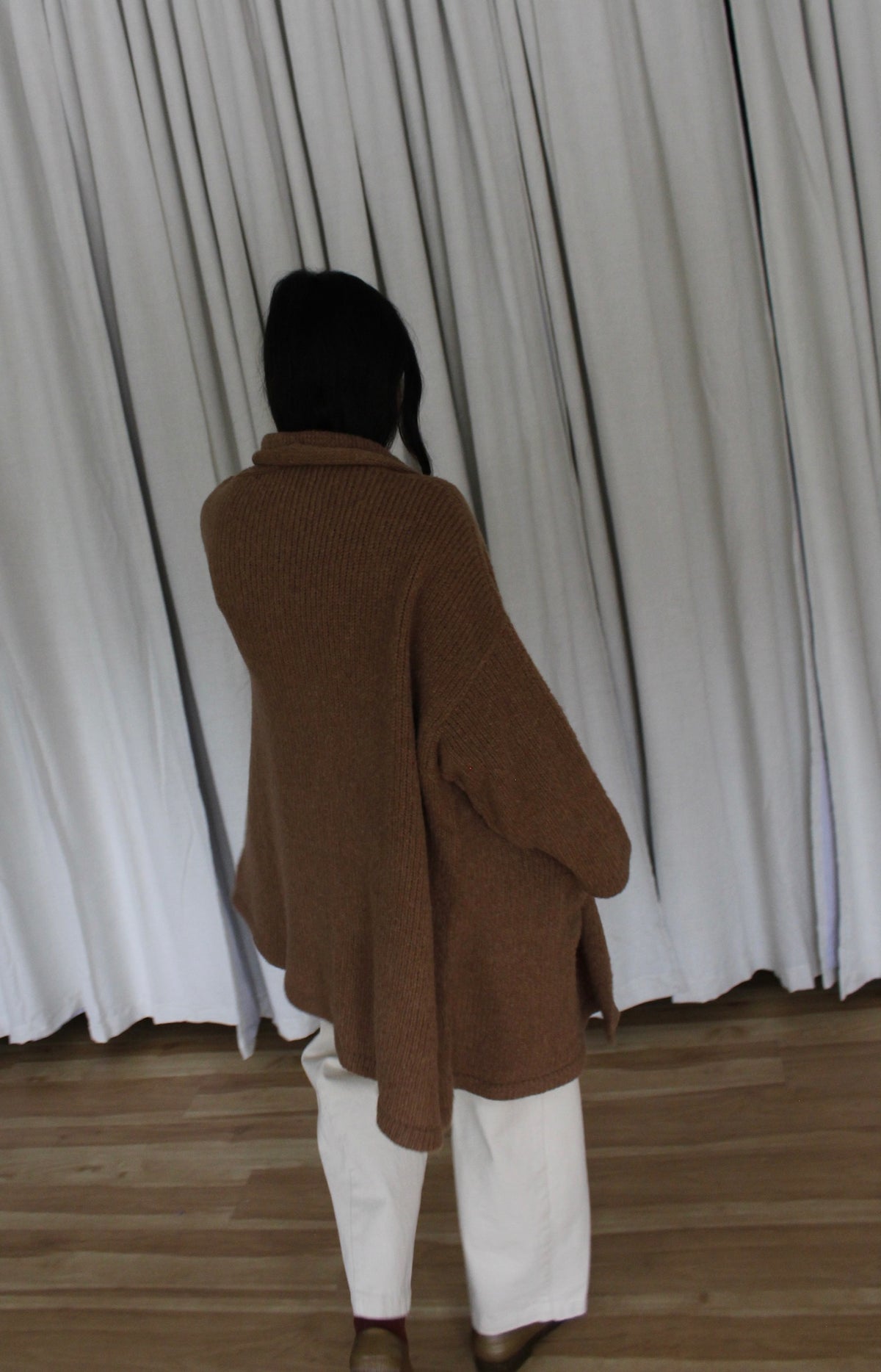 Haori Alpaca Sweater Coat