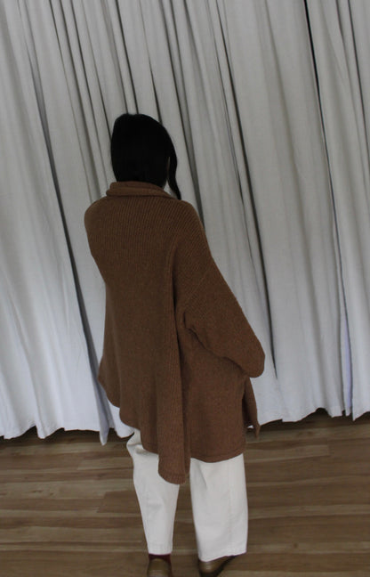Haori Alpaca Sweater Coat