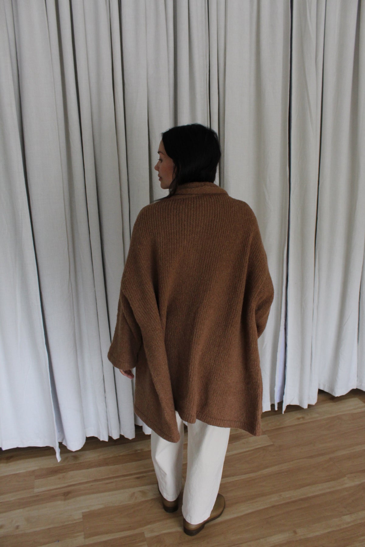Haori Alpaca Sweater Coat
