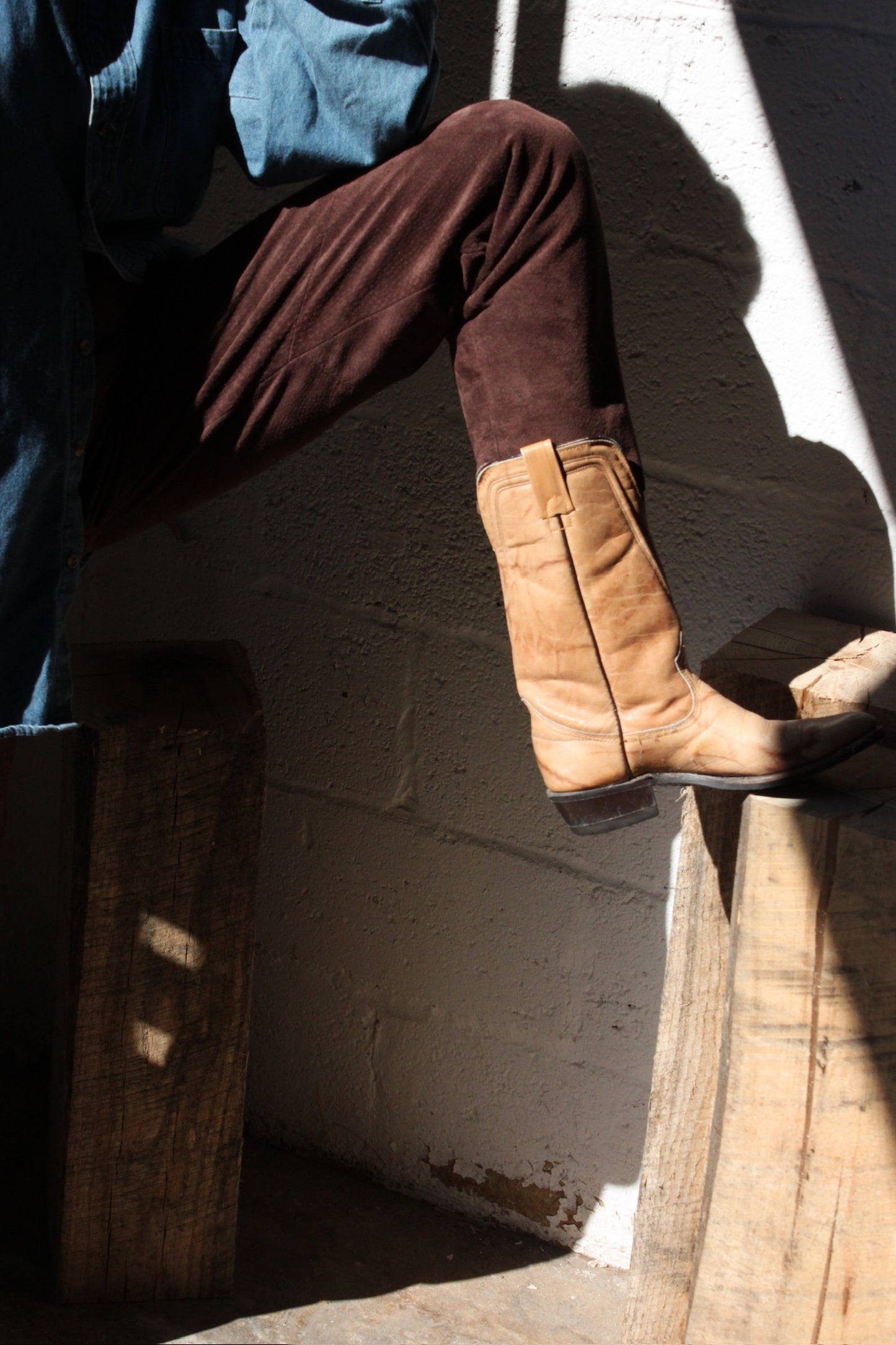 Stunning Saddle Tan Cowboy Boot