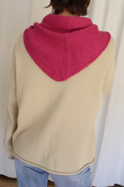 Hand Knit Wool Shawl
