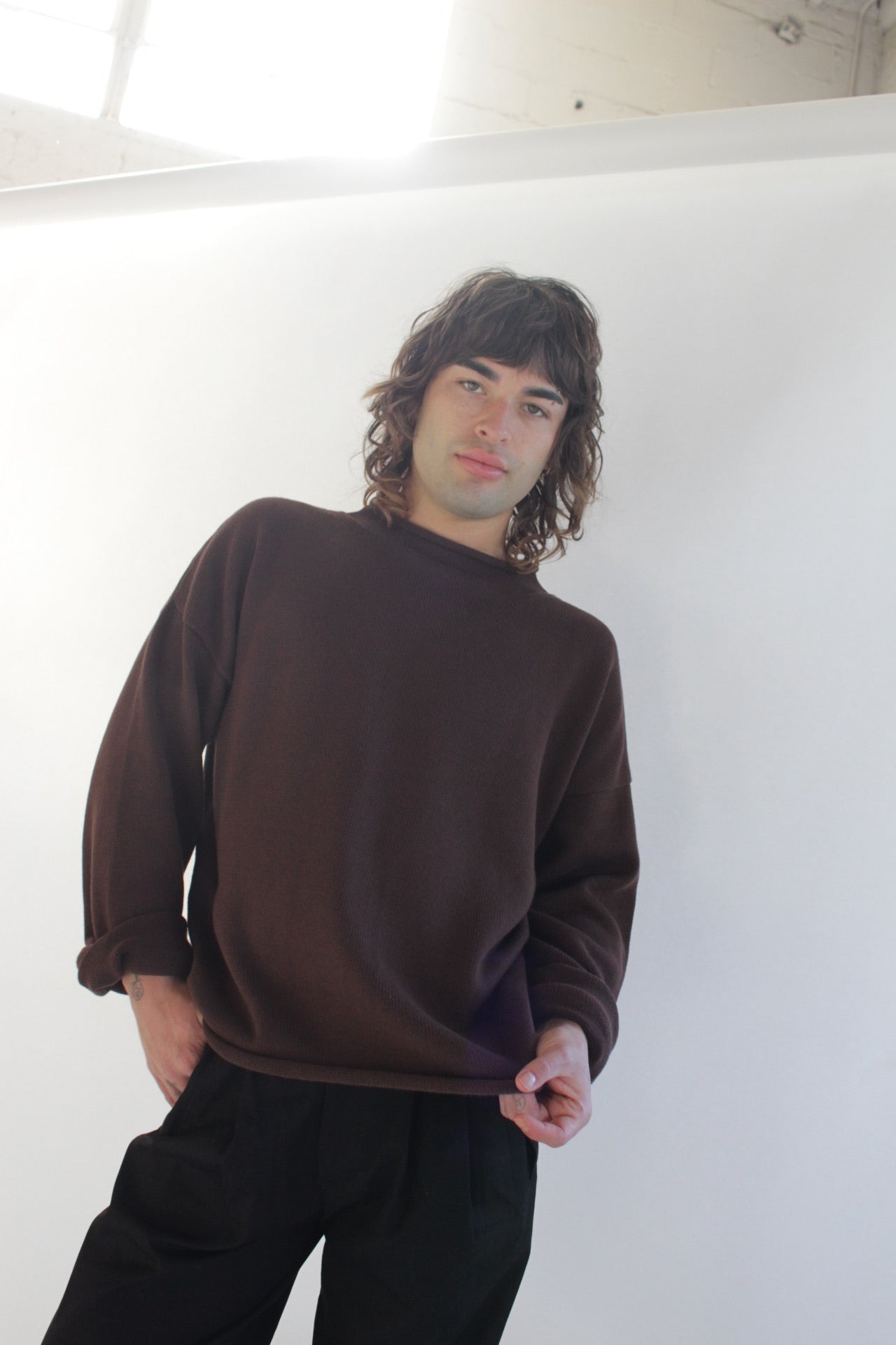 Luca Pima Cotton Pullover