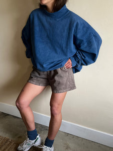 Na Nin Reworked Stanley Cotton Sweatshorts / Available in Granite