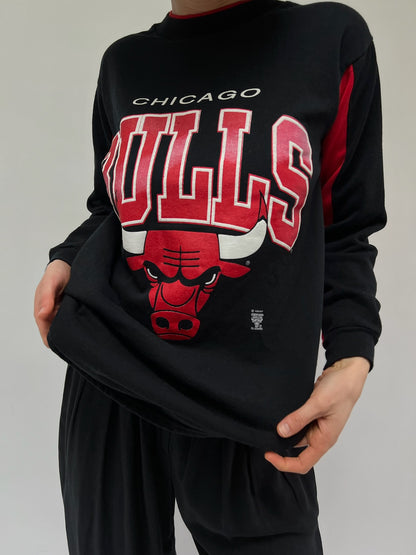 Vintage Chicago Bulls Printed Sweatshirt