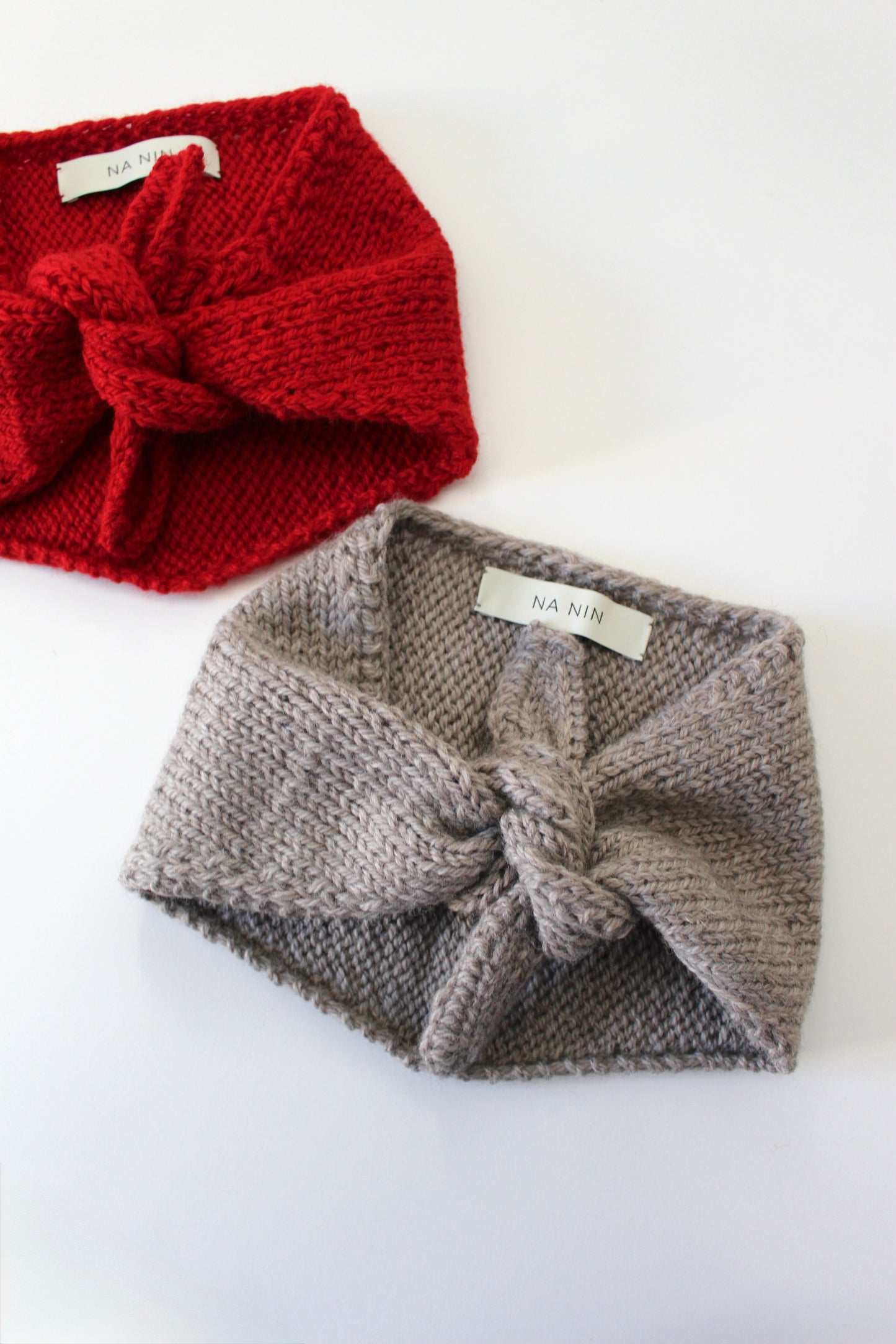 Hand Knit Wool Bandana