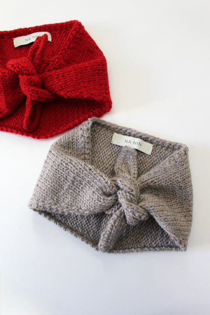 Hand Knit Wool Bandana