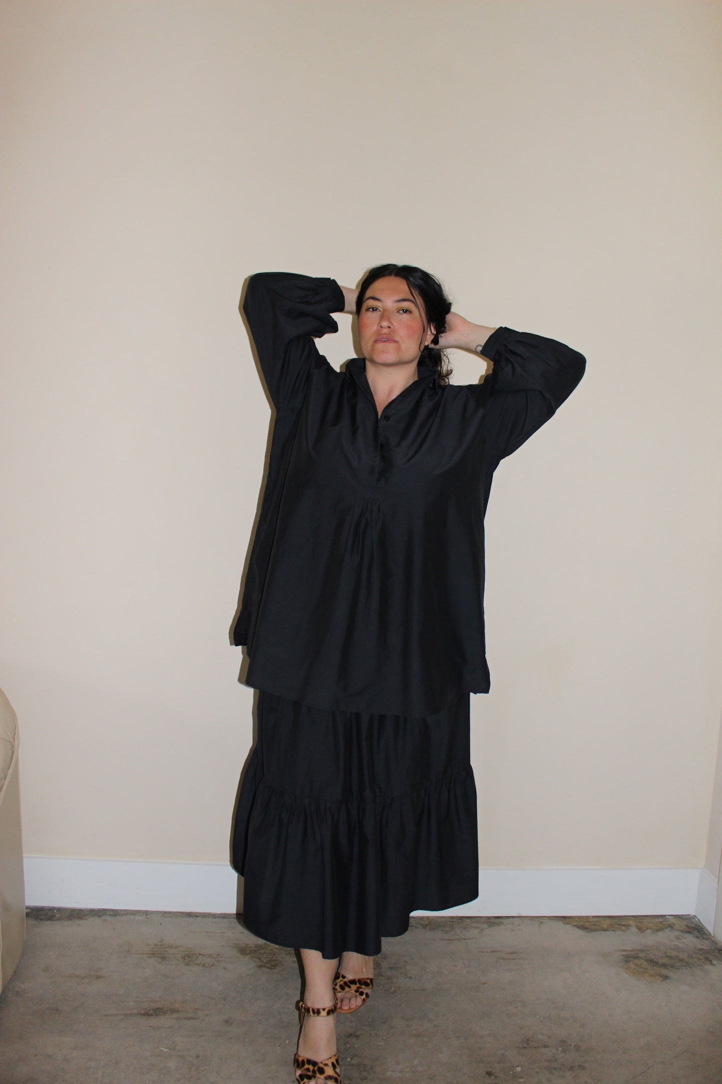 Taylor Silk Cotton Voile Tunic