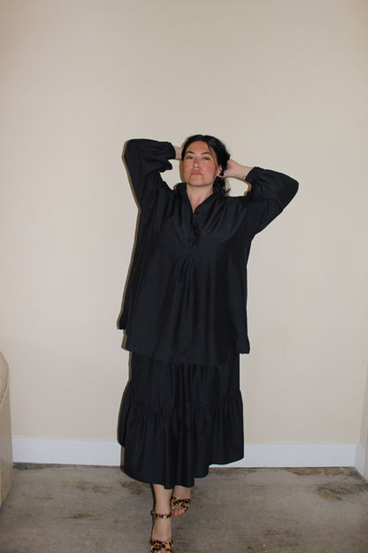 Taylor Silk Cotton Voile Tunic
