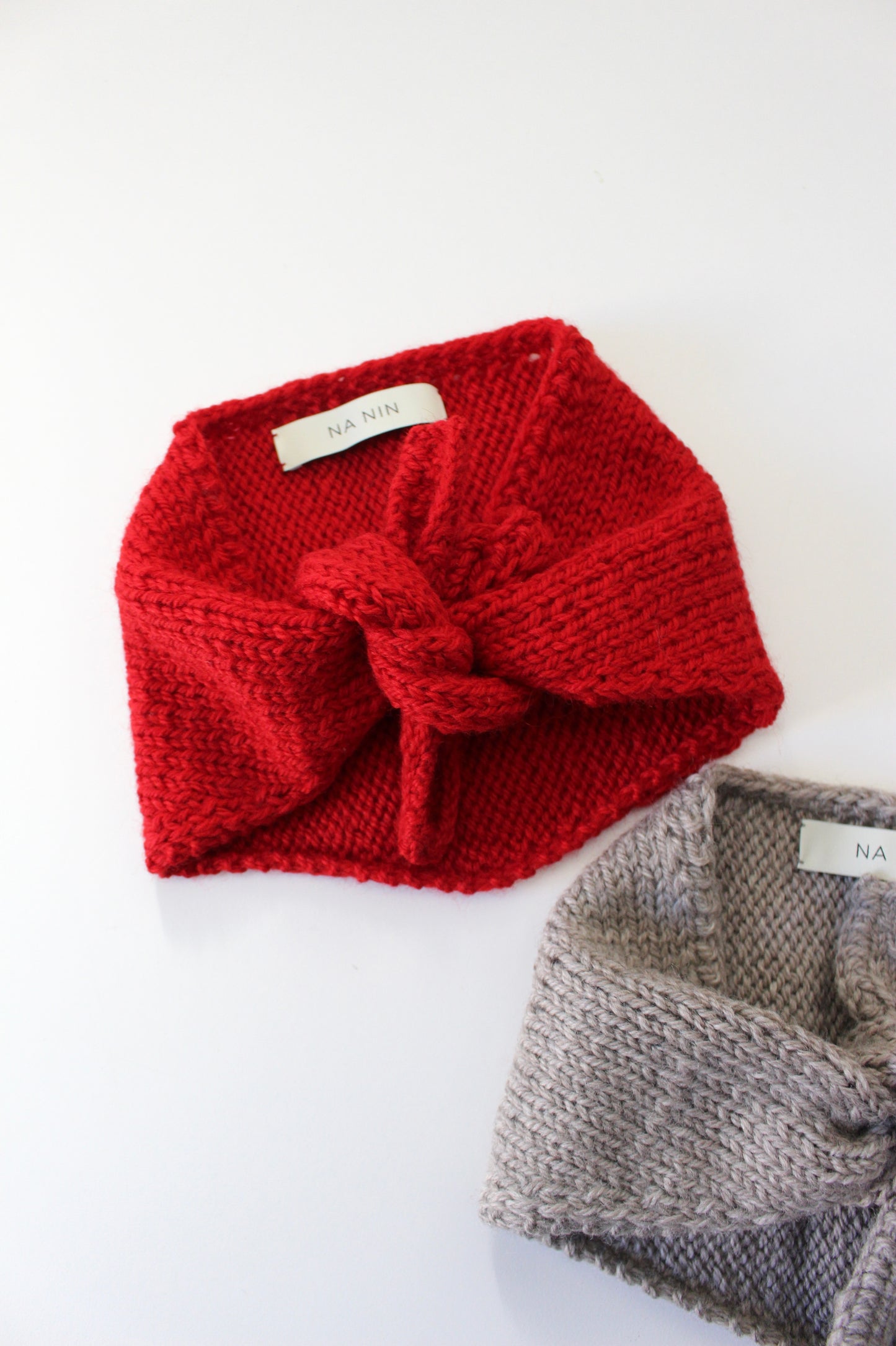 Hand Knit Wool Bandana