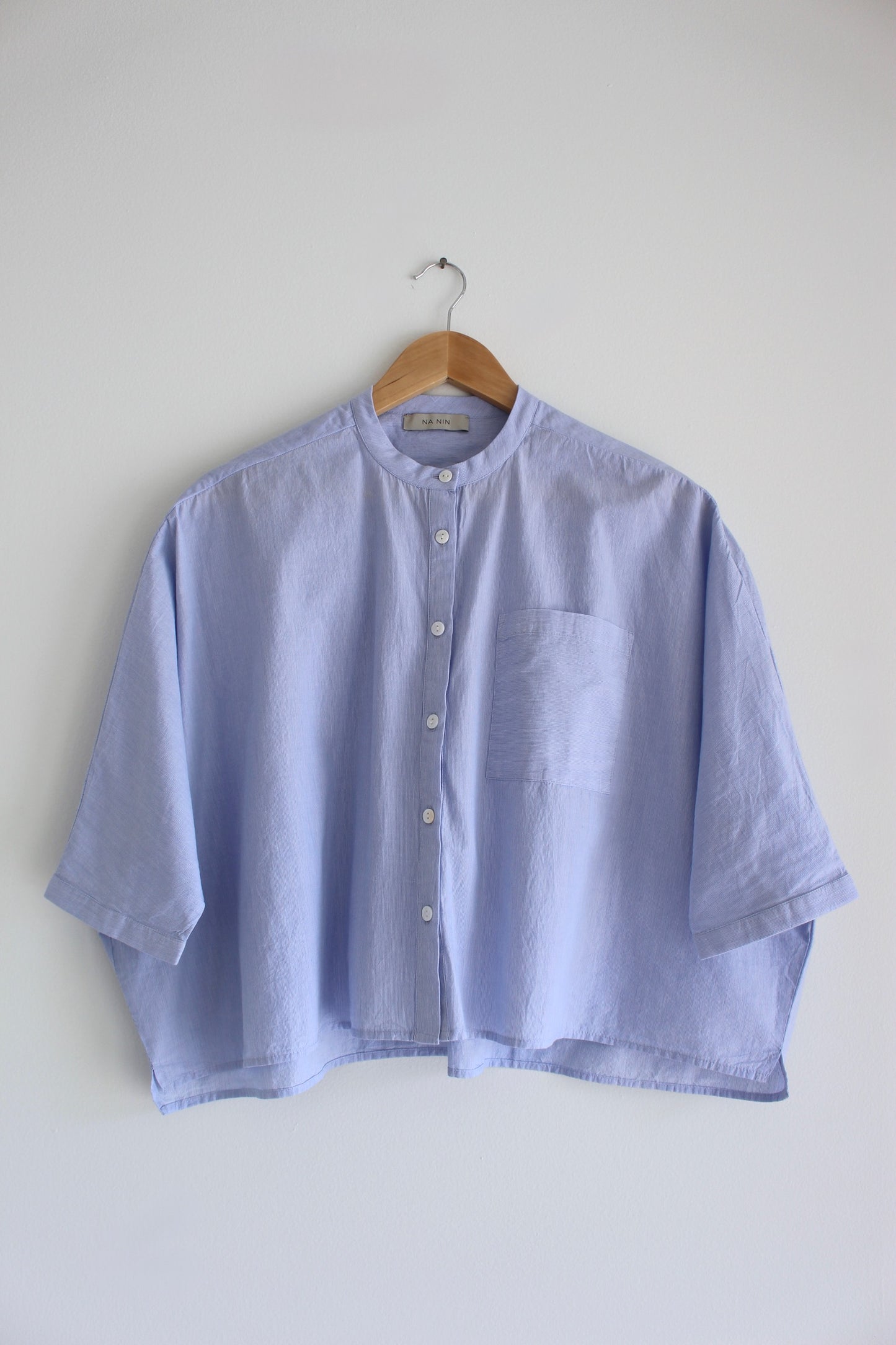 Adrian Pinstripe Cotton Top