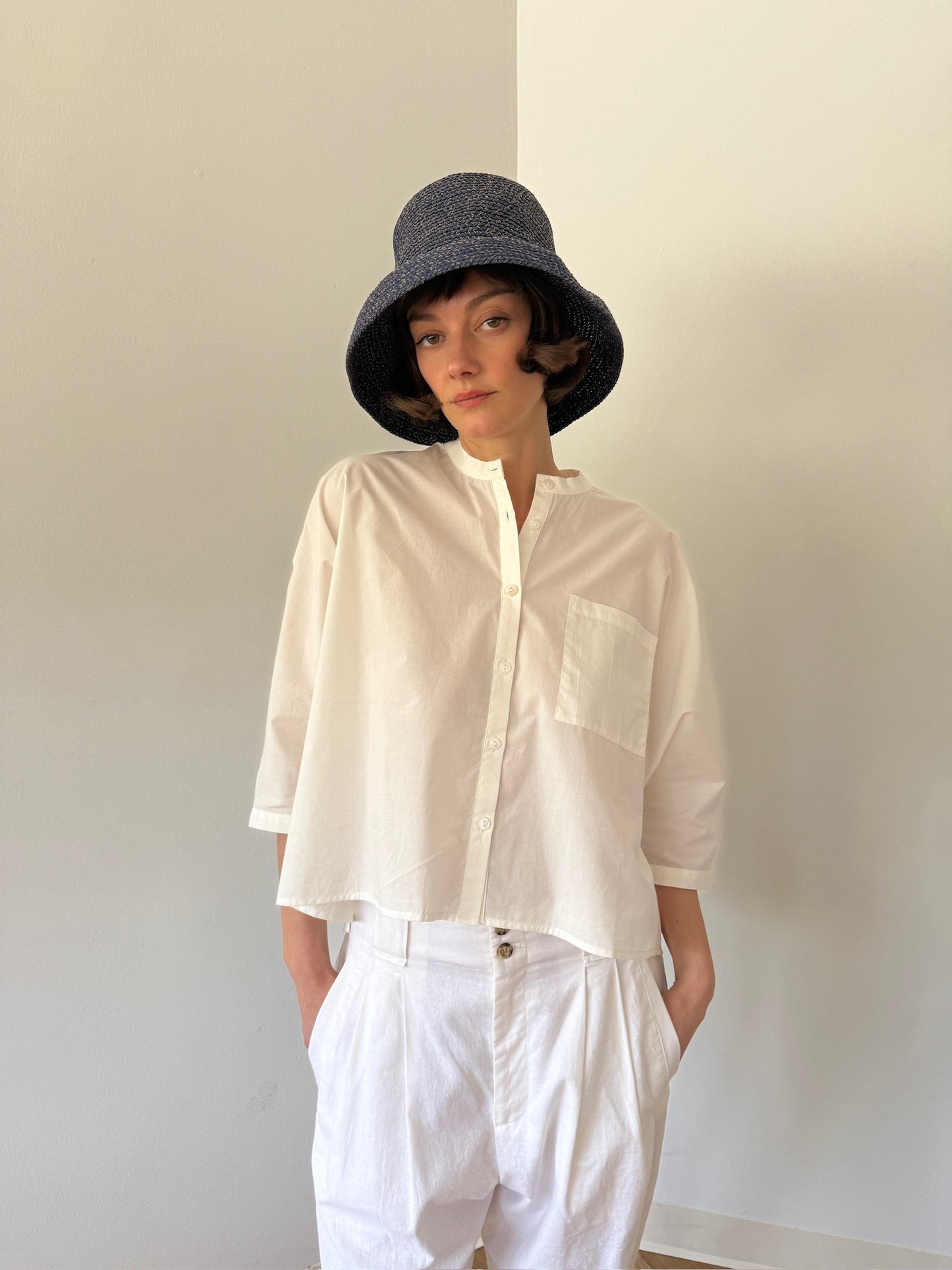 Vintage Ocean Woven Bucket Hat