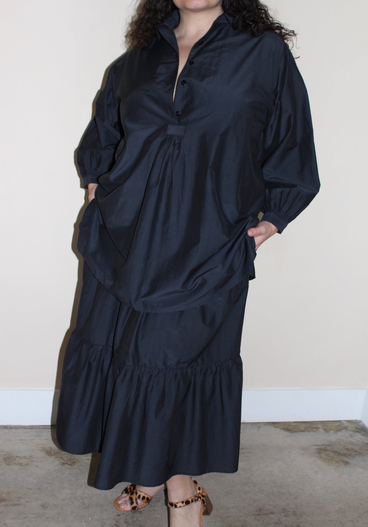 Taylor Silk Cotton Voile Tunic
