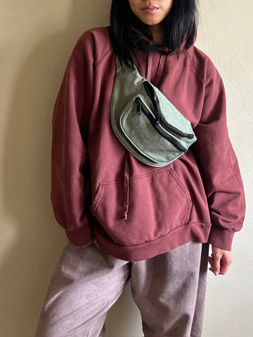 Na Nin Reworked Boscoe Cotton Hoodie / Available in Rust