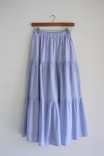 MiMi Pinstripe Cotton Skirt