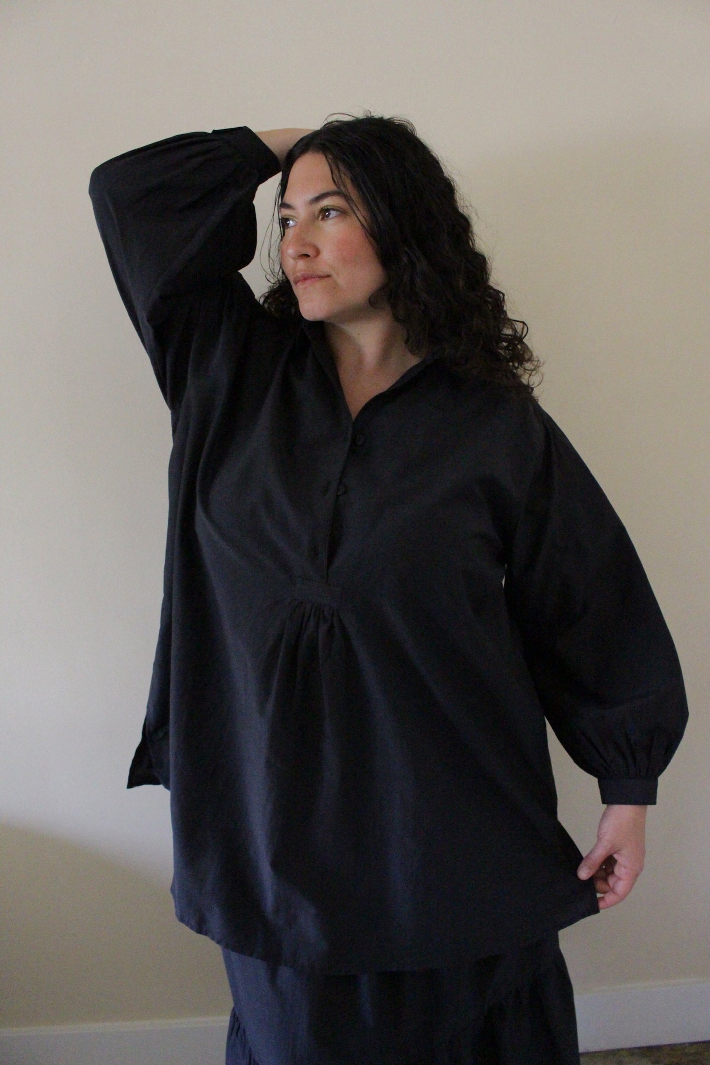 Taylor Silk Cotton Voile Tunic