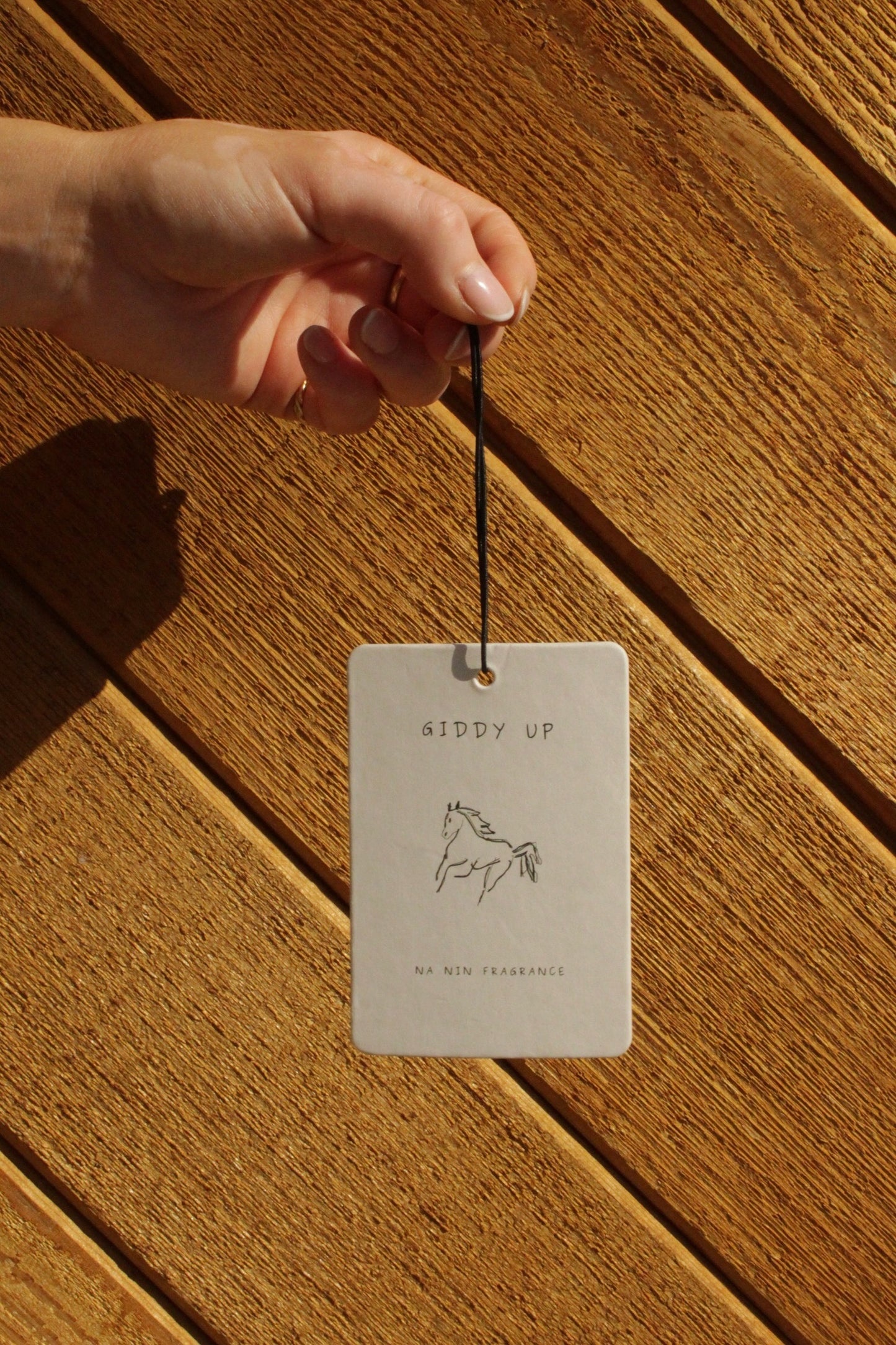 Giddy Up Fragrance Card