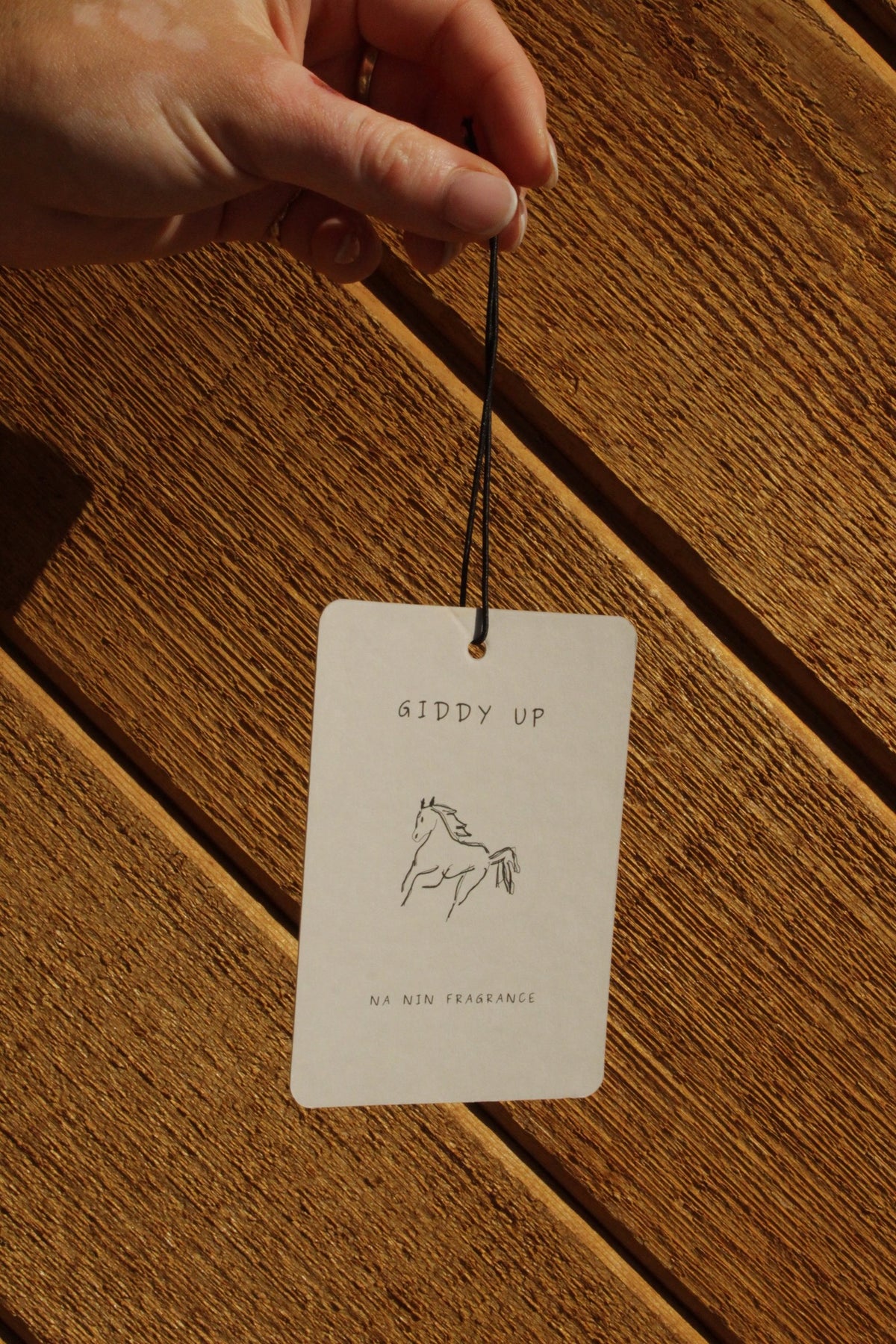 Giddy Up Fragrance Card