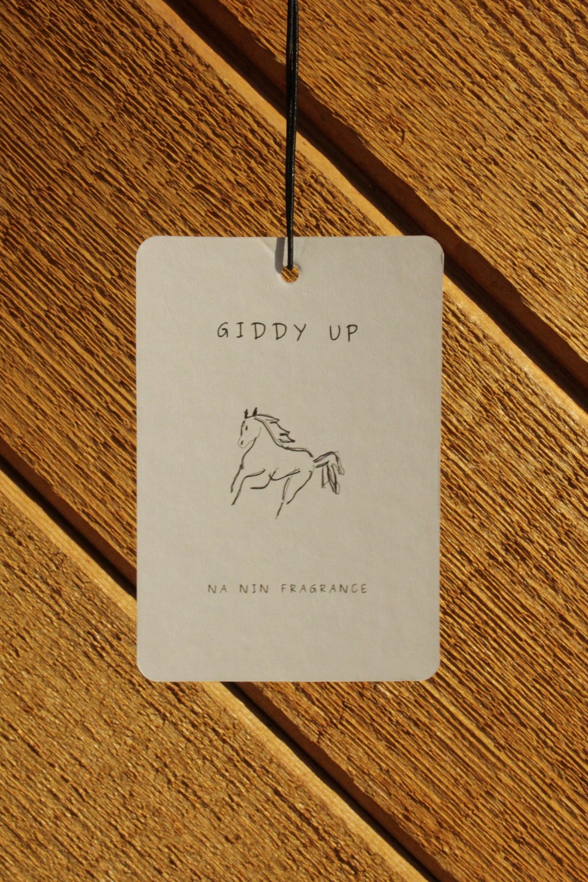 Giddy Up Fragrance Card