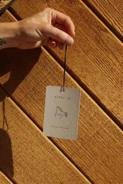 Giddy Up Fragrance Card