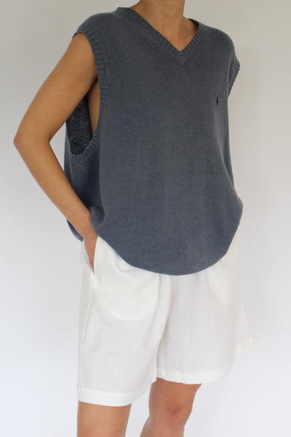 Ralph Lauren Ocean Linen Knit Vest
