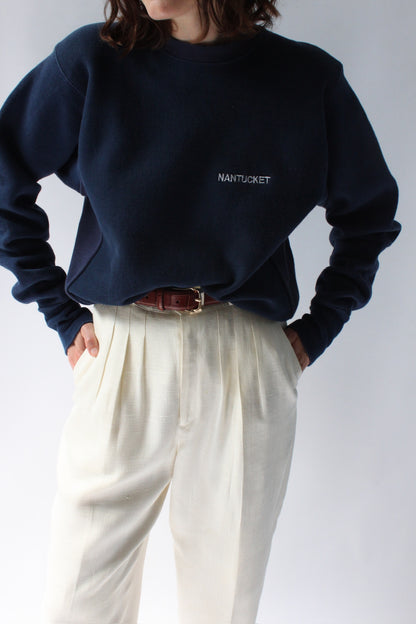 Sweet Vintage Nantucket Embroidered Sweatshirt