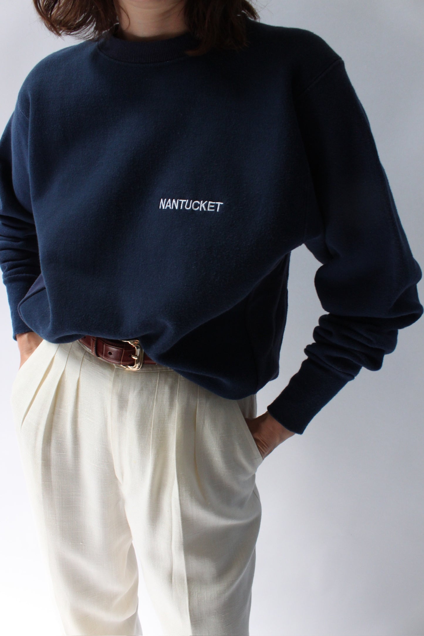 Sweet Vintage Nantucket Embroidered Sweatshirt